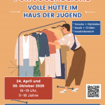 Plakat zur Kleidertauschparty am 24.04.26